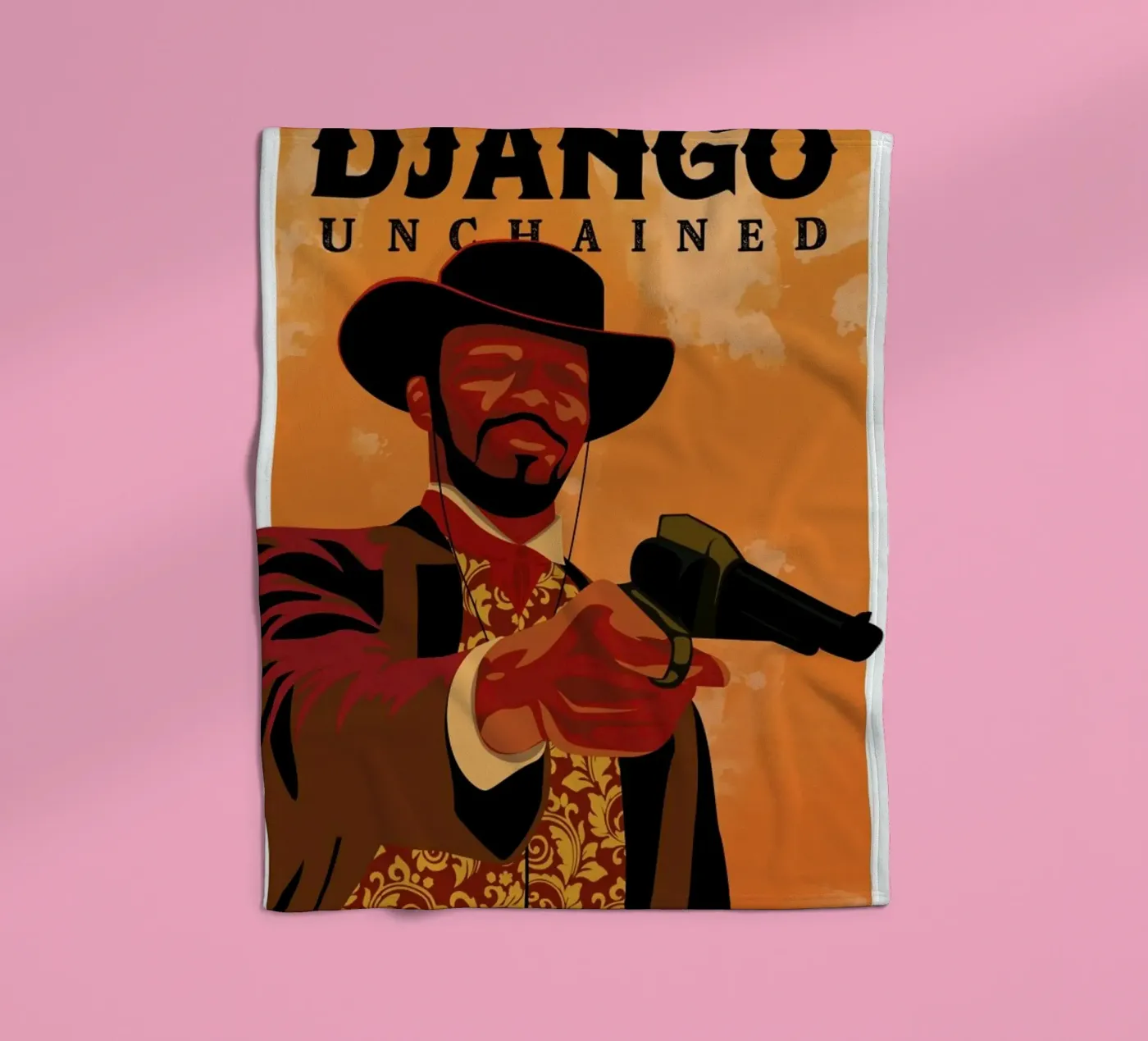 Django Unchained coperta in pile da Gallery Print and Art Limited