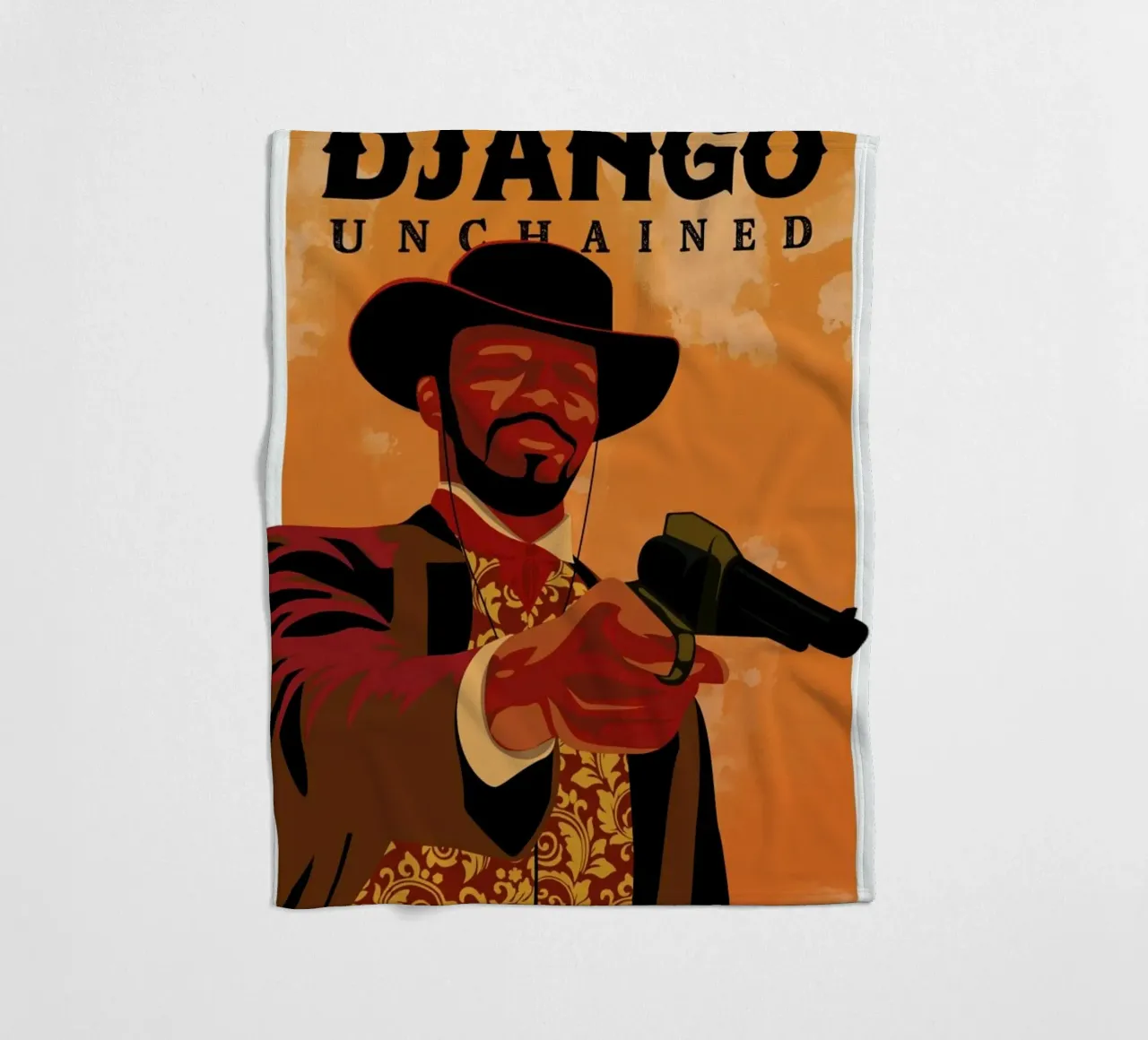 Django Unchained coperta in pile da Gallery Print and Art Limited