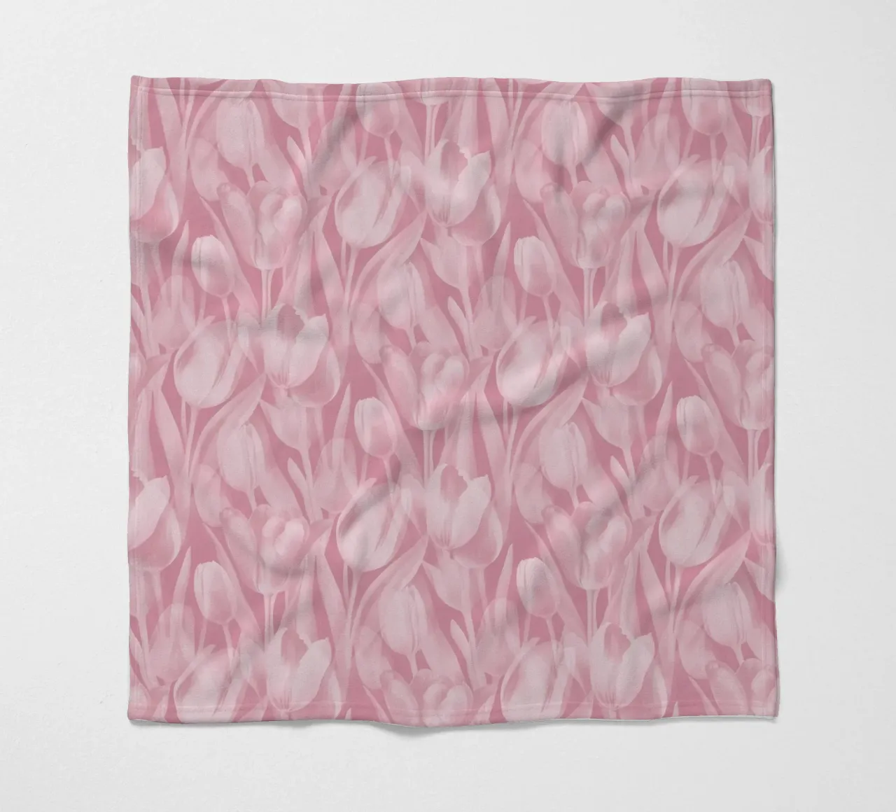 Tulipani rosa e bianchi coperta in pile da SilverPegasus