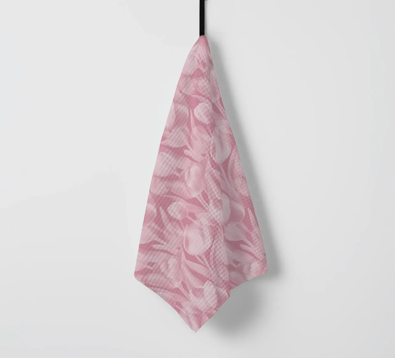 Tulipani rosa e bianchi canovaccio da cucina da SilverPegasus