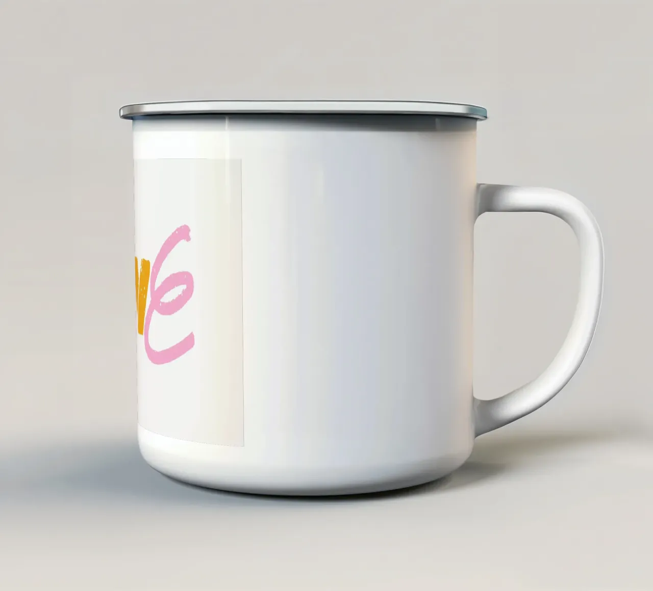 Love tazza in smalto da Pure