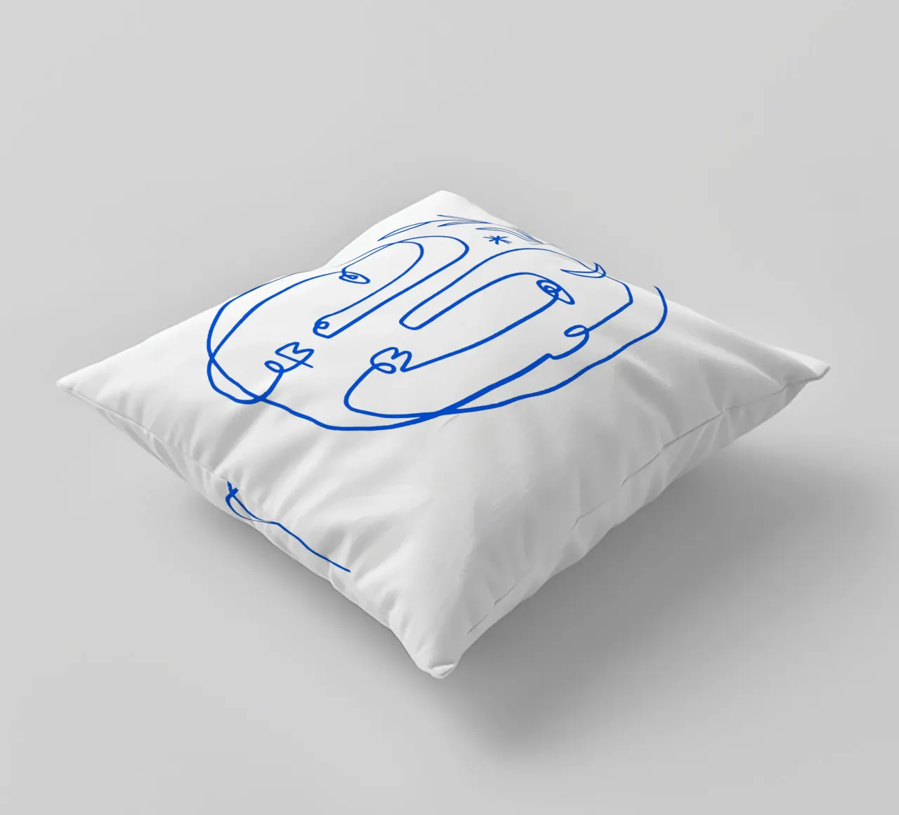 Two Souls No 02 (without Background) cuscino da treechild