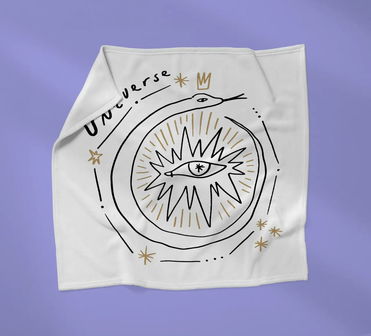 Universe (Without Background) coperta in pile da treechild