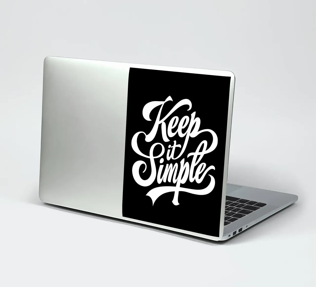 Tipografía cursiva elegante y sencilla pegatina de inspirational quote