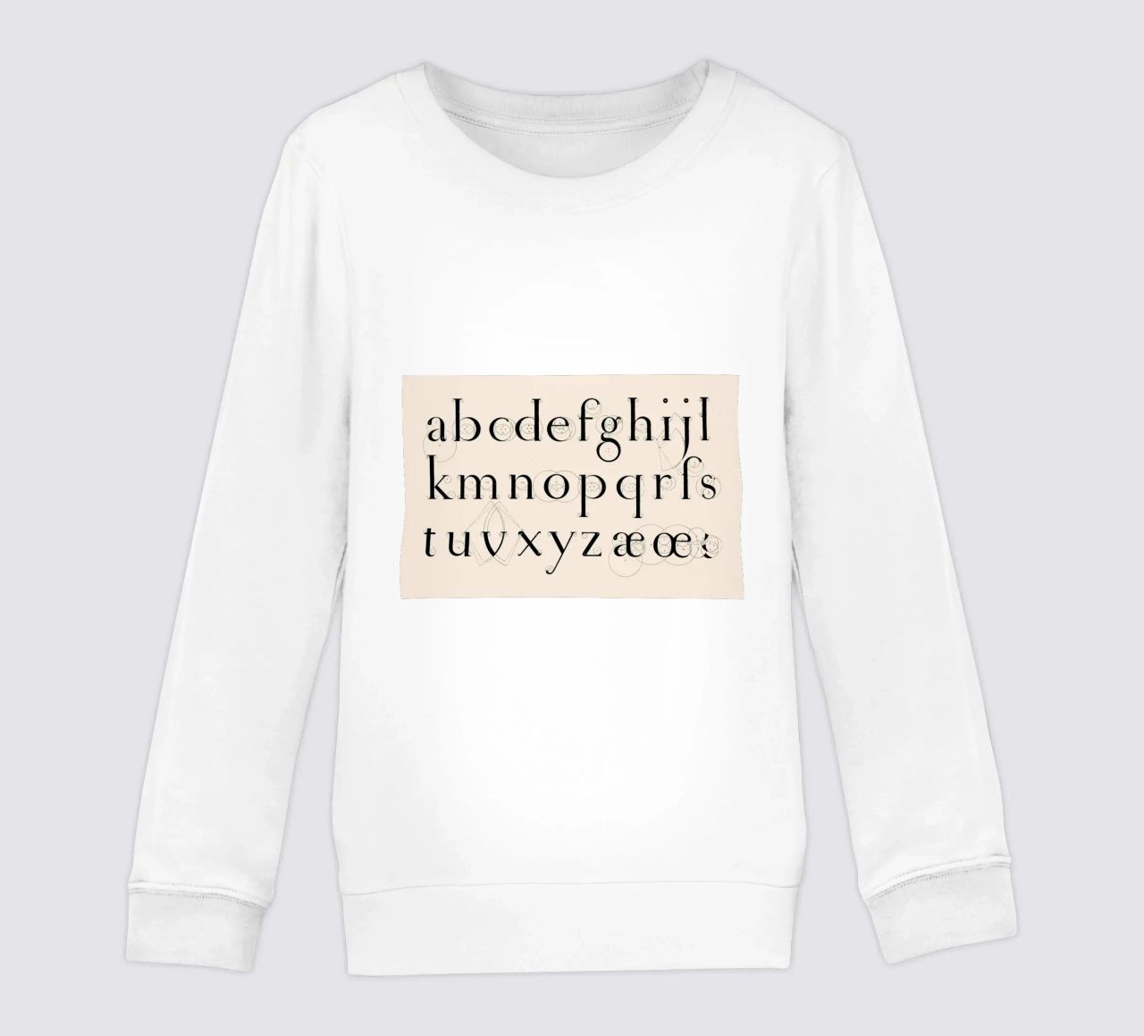 Alphabet Lowercase sudadera para niño de Astër