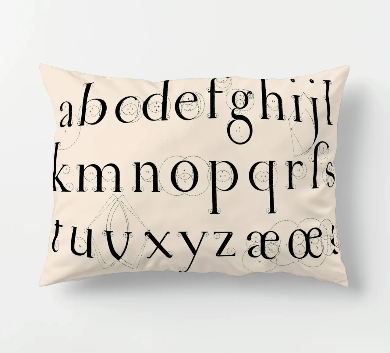 Alphabet Lowercase cuscino da Astër