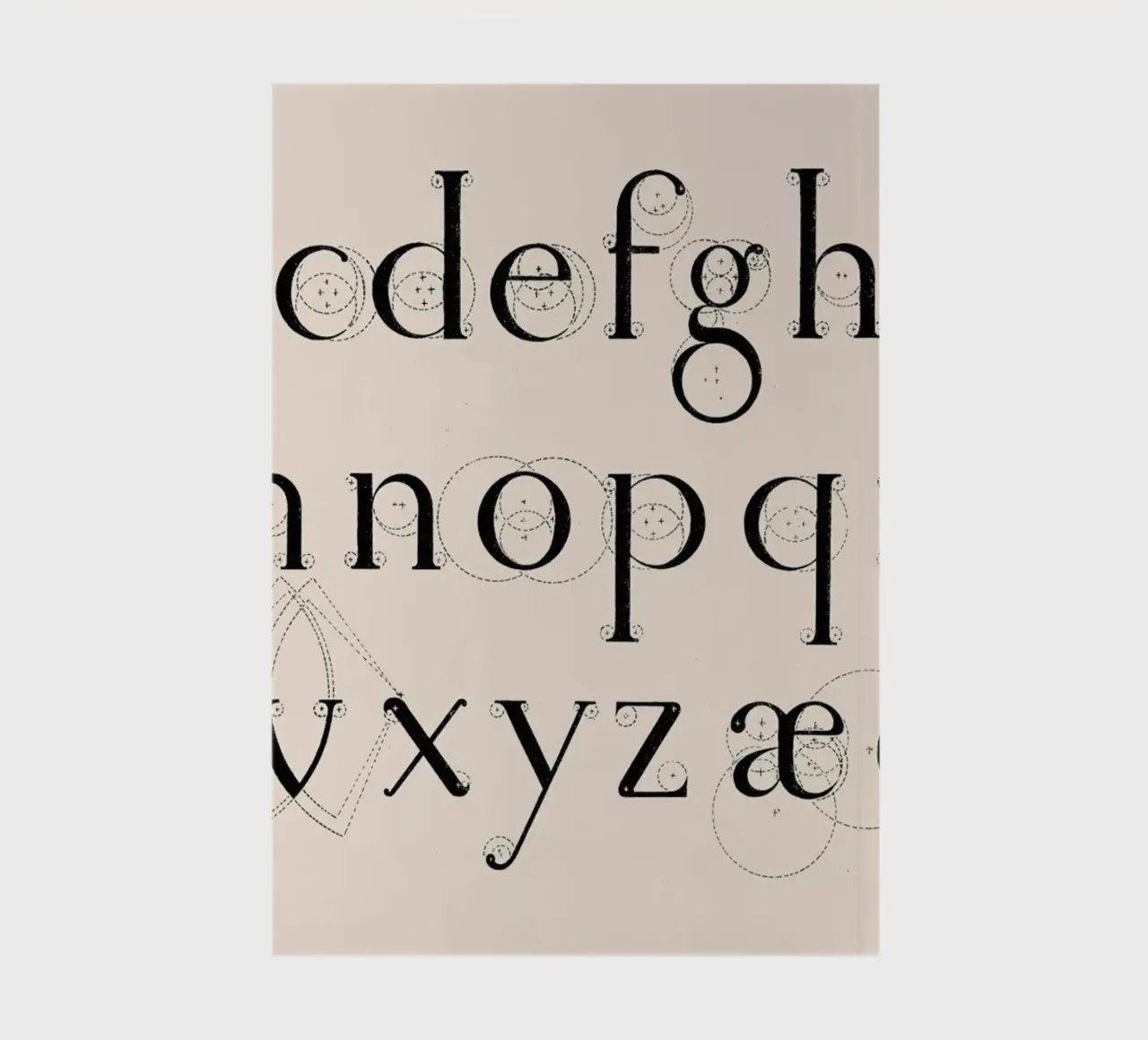 Alphabet Lowercase notebook by Astër