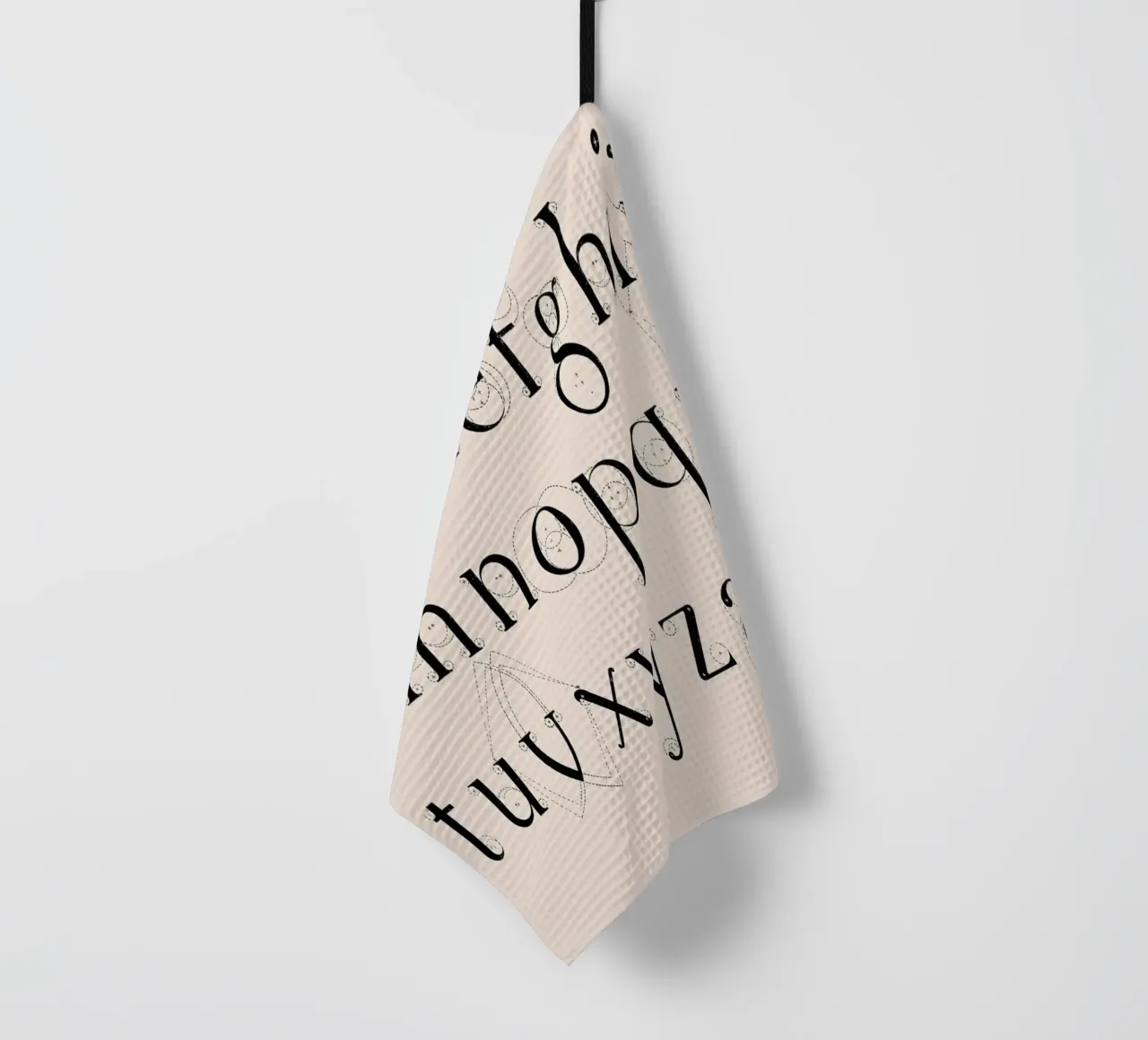 Alphabet Lowercase canovaccio da cucina da Astër