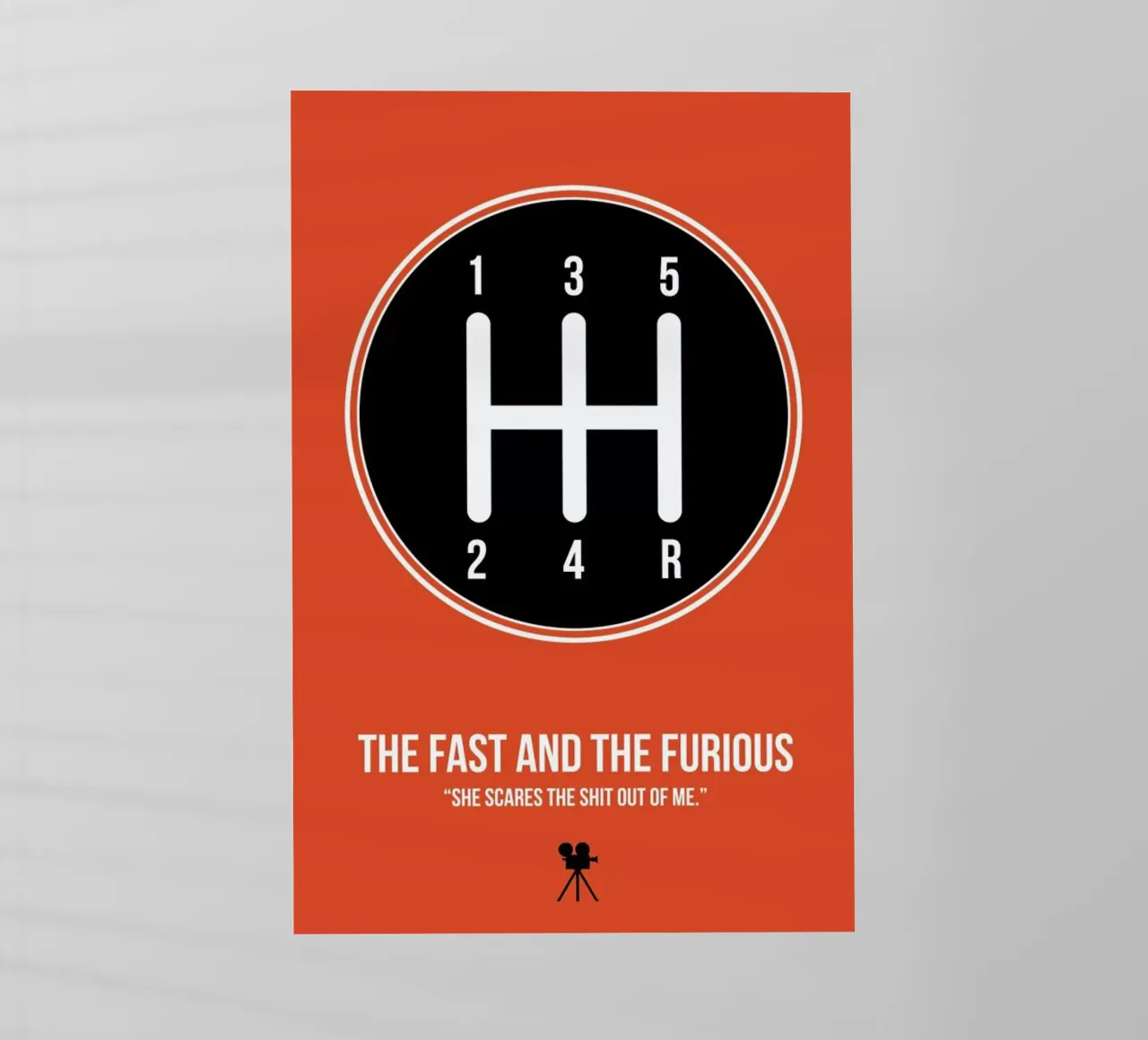 The Fast And The Furious pellicola backlit da Naxart