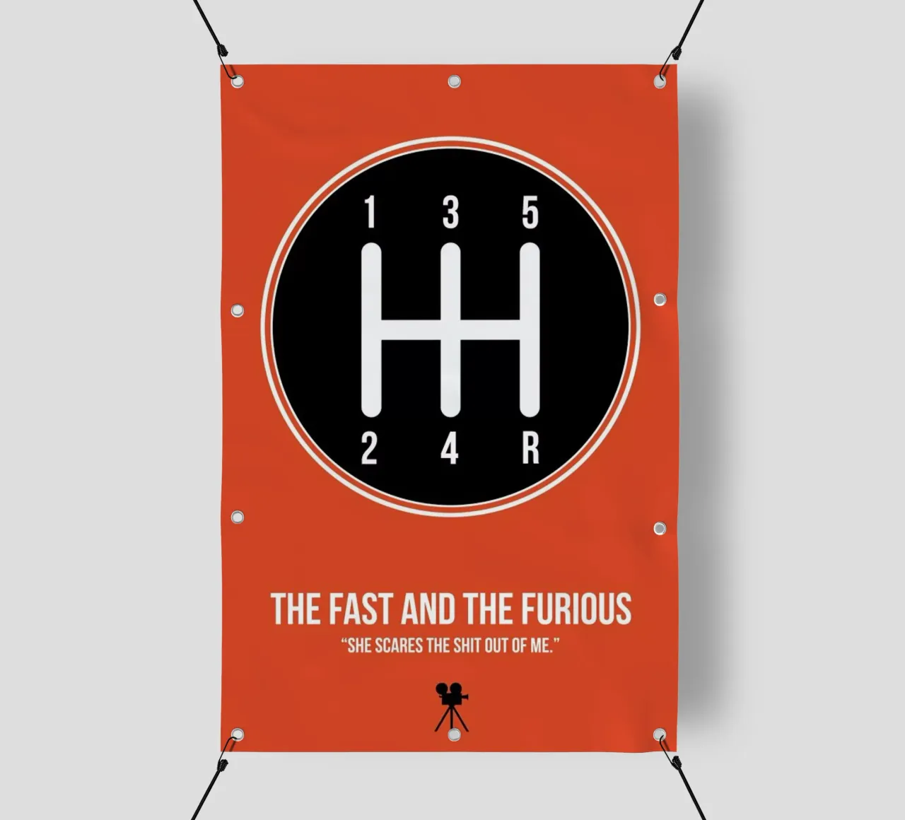 The Fast And The Furious telo in pvc da Naxart