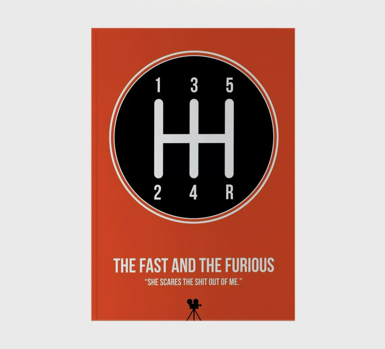 The Fast And The Furious notebook by Naxart