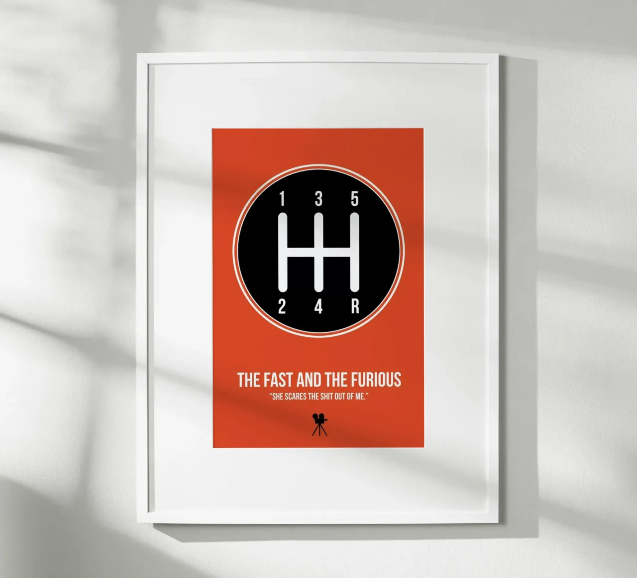 The Fast And The Furious carta hahnemühle da Naxart