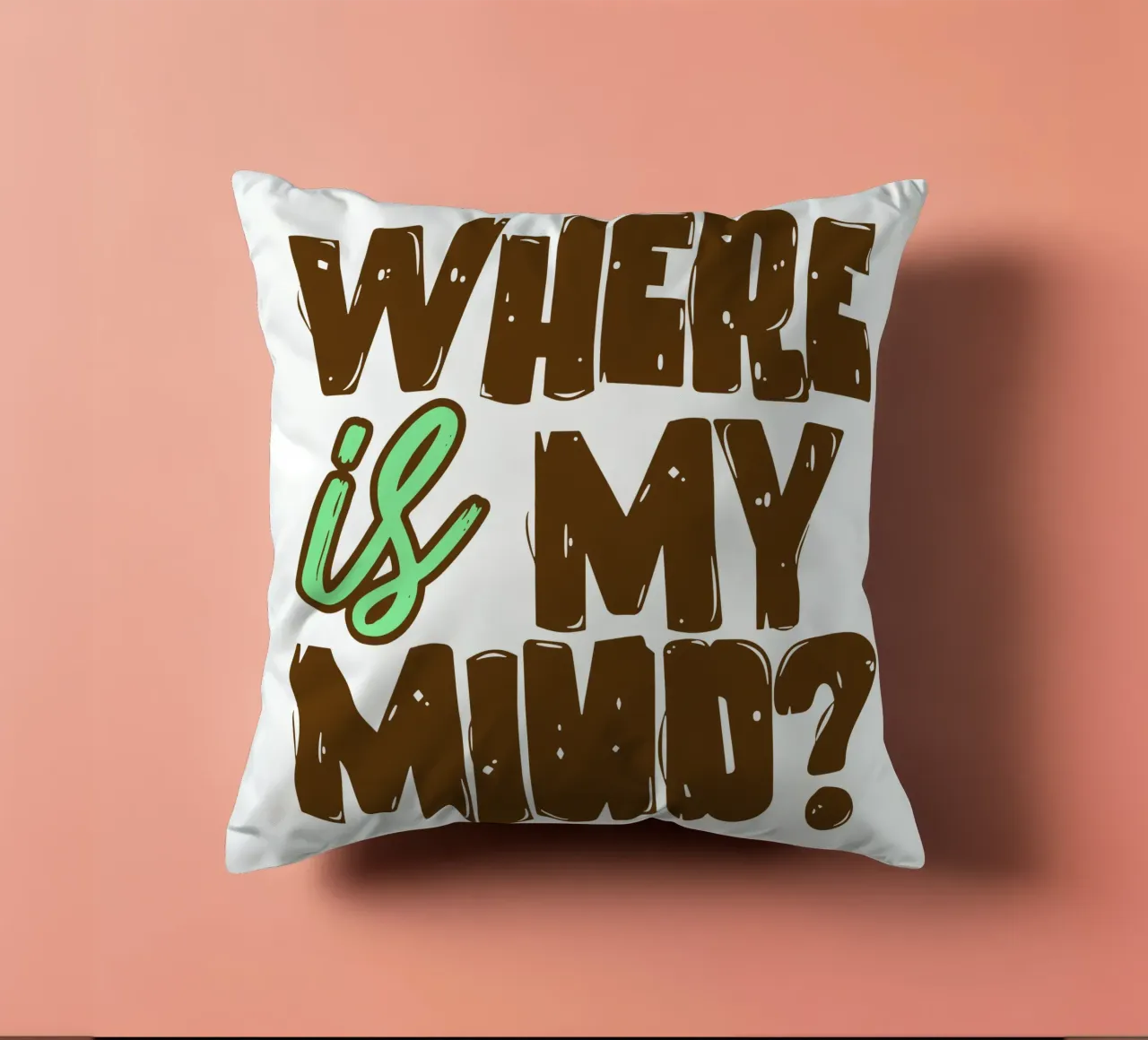 Dov'è la mia mente cuscino da Gunawan Rb