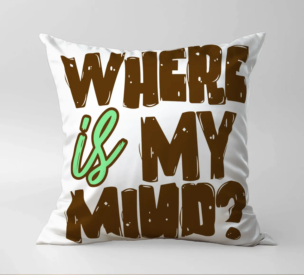 Dov'è la mia mente cuscino da Gunawan Rb