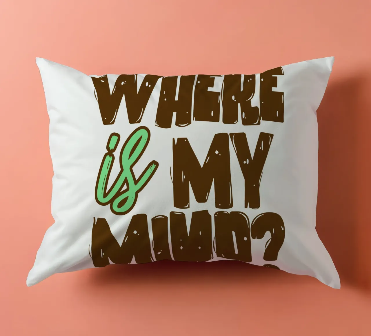 Dov'è la mia mente cuscino da Gunawan Rb