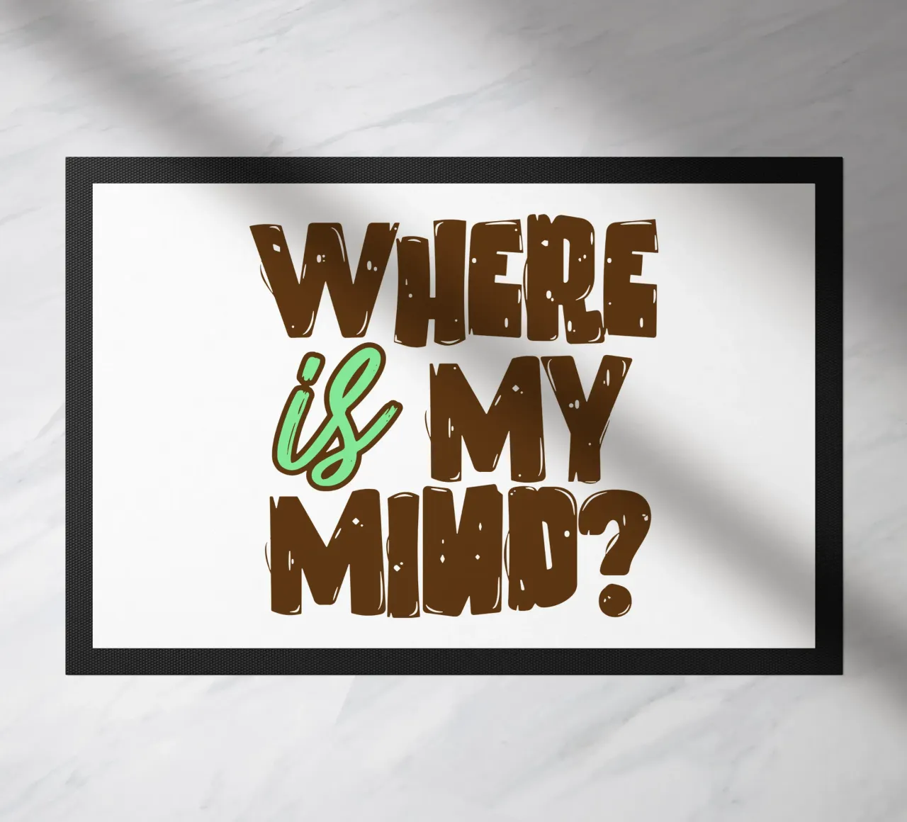 Dov'è la mia mente zerbino da Gunawan Rb