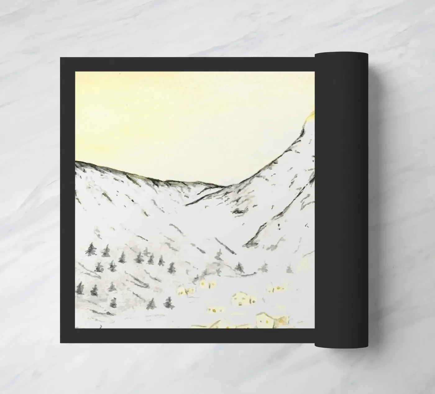 Zermat Fußmatte von Rita's crafty corner