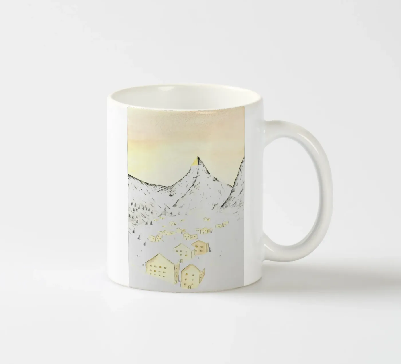 Zermat mug en céramique de Rita's crafty corner