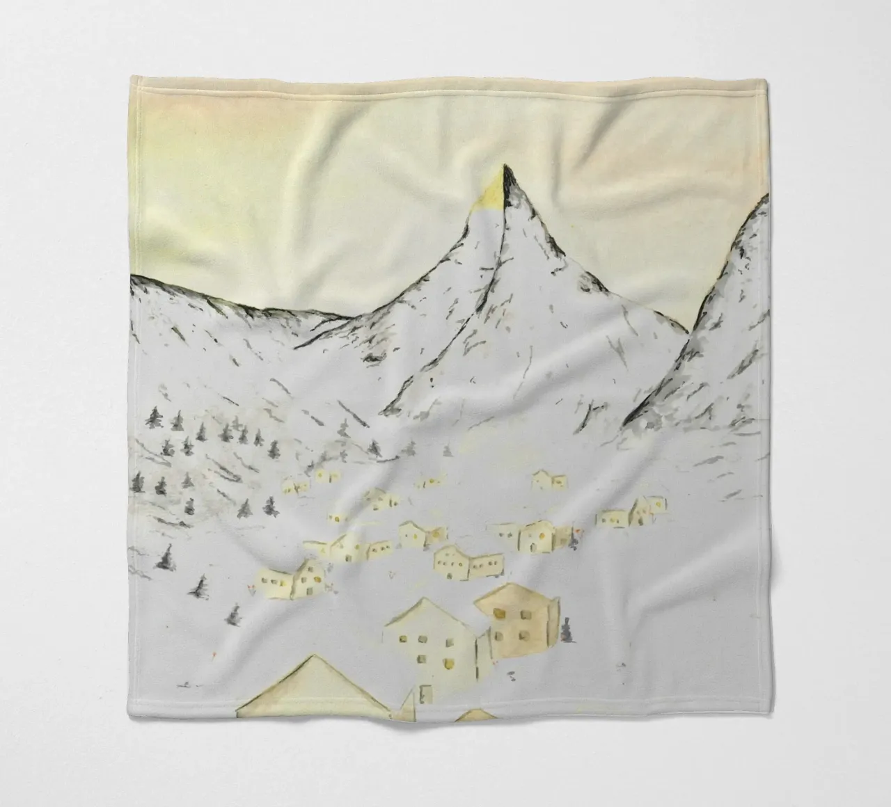 Zermat fleecedeken van Rita's crafty corner