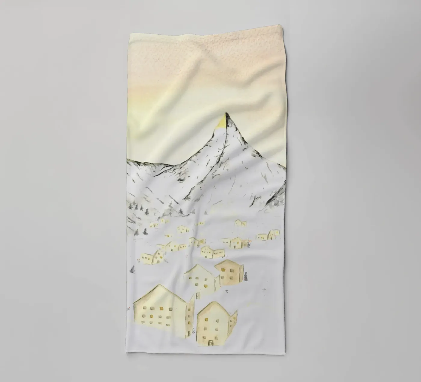 Zermat badhanddoek van Rita's crafty corner