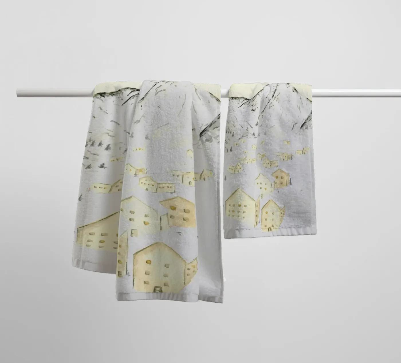 Zermat badhanddoek van Rita's crafty corner