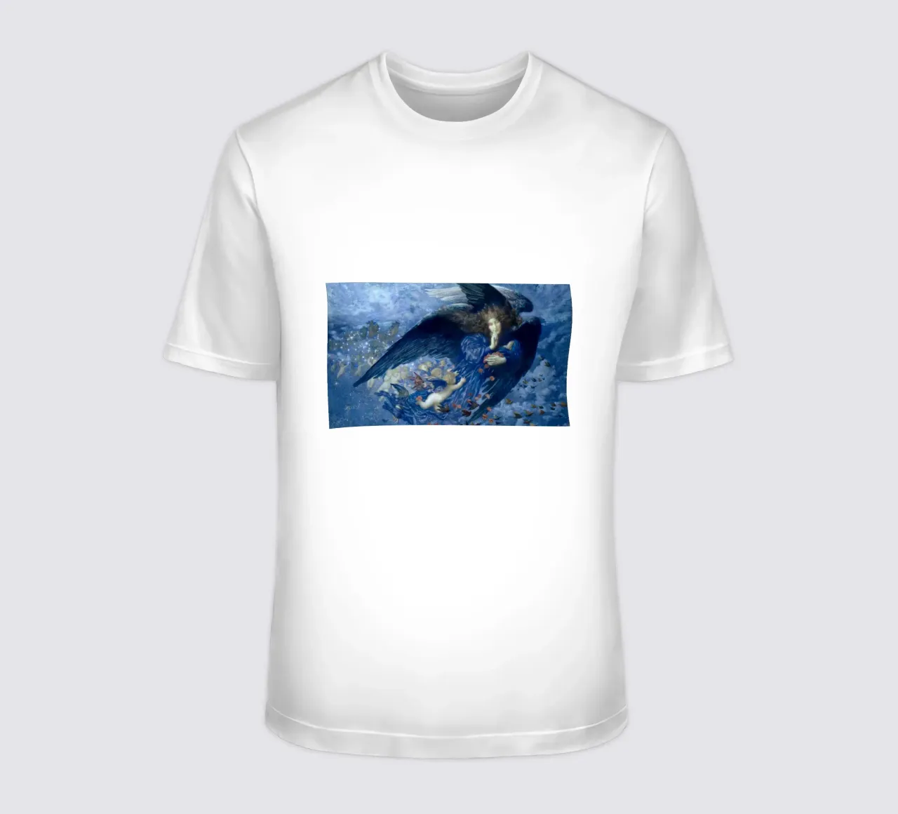 Edward Robert Hughes - La notte con il suo treno di stelle (1912) t-shirt da Wirla