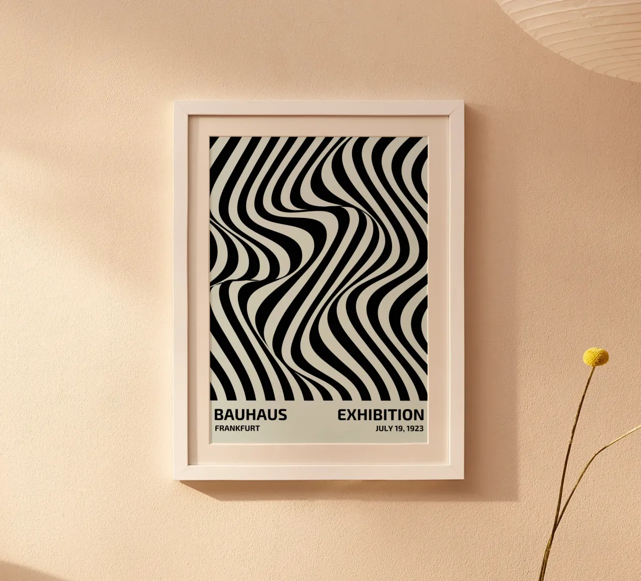 Bauhaus Frankfurt 1923 Exhibition Op Art Poster hahnemühle de NorwesClub