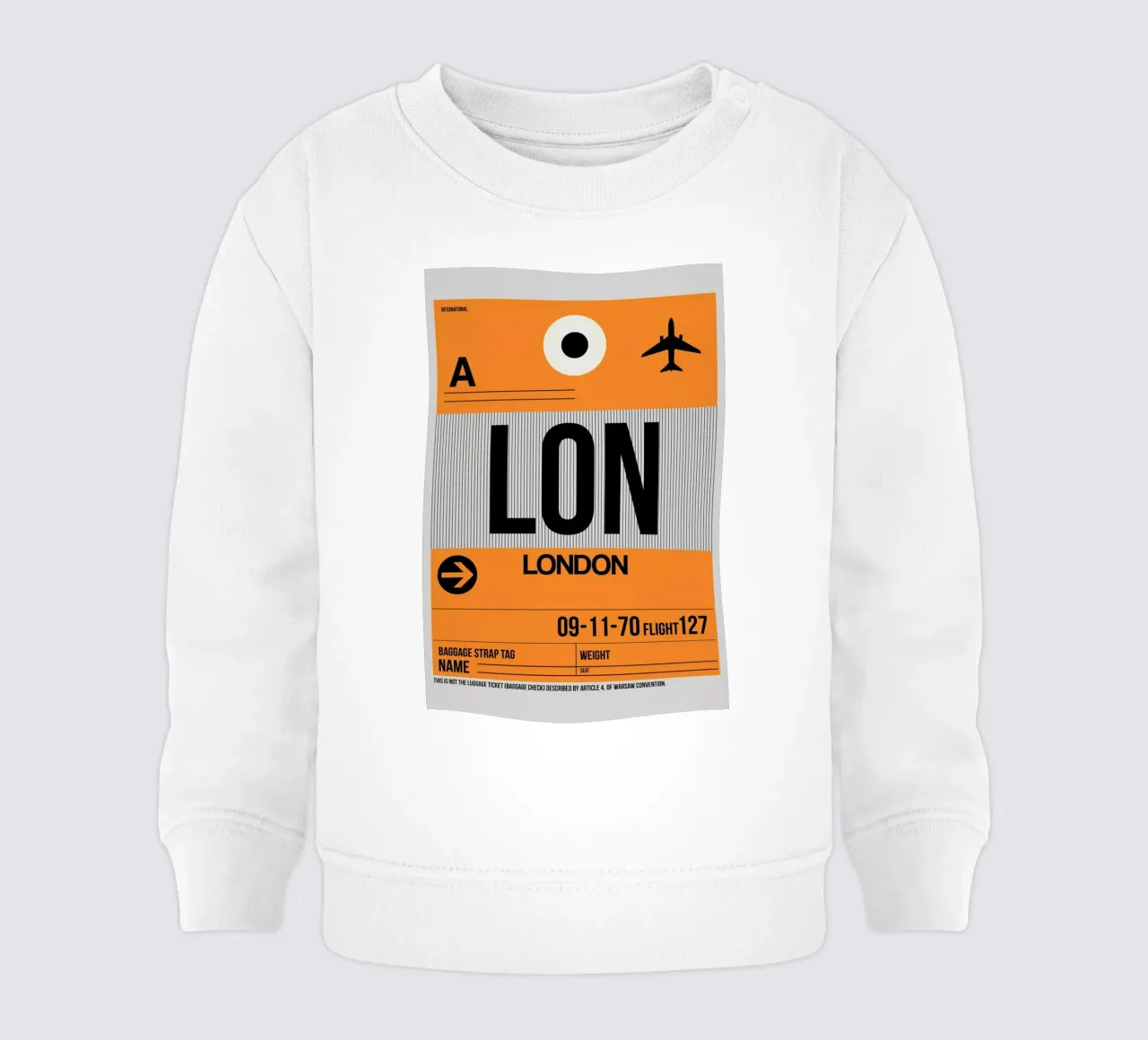 LON-London felpa neonato da Naxart