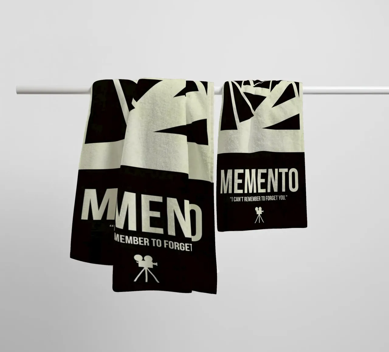 Memento asciugamano da bagno da Naxart