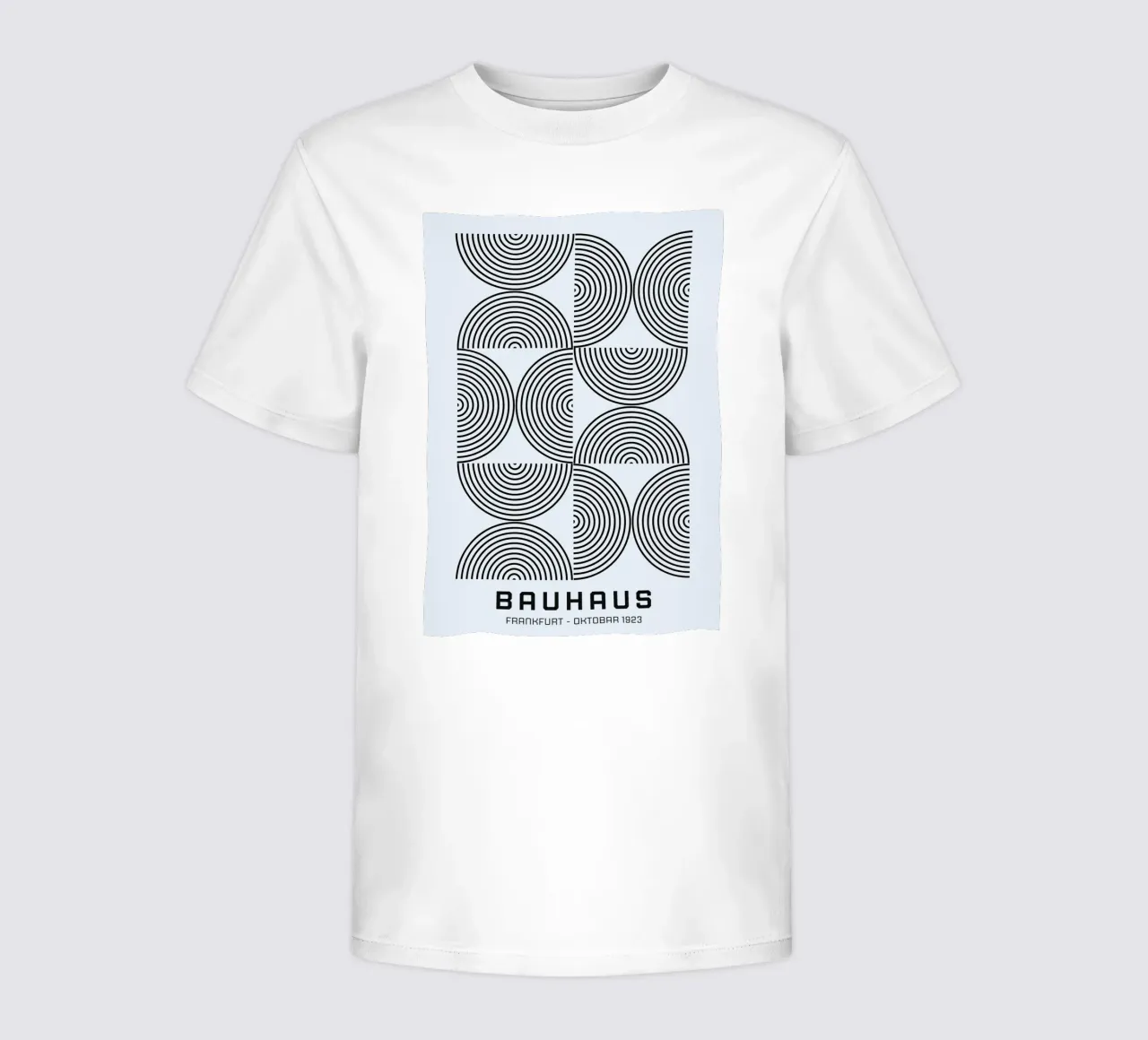 Bauhaus Francoforte 1923 Modello a linee geometriche t-shirt bambini da NorwesClub