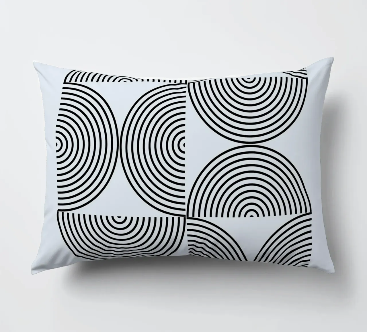 Bauhaus Francoforte 1923 Modello a linee geometriche cuscino da NorwesClub