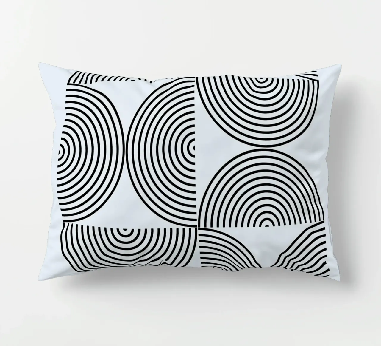 Bauhaus Francoforte 1923 Modello a linee geometriche cuscino da NorwesClub