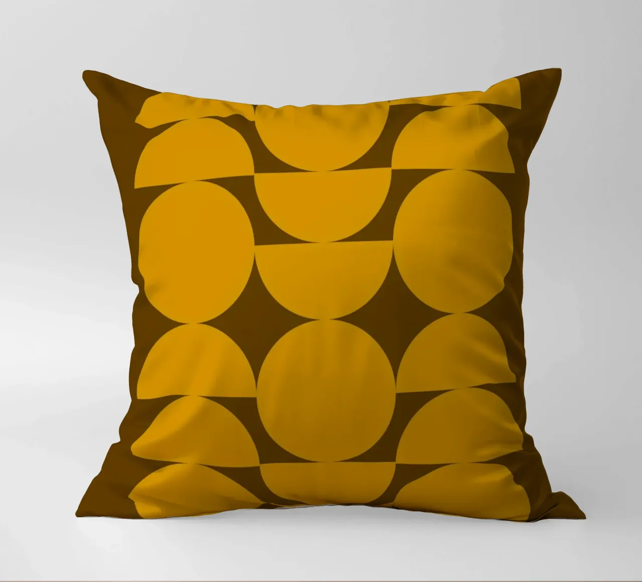 Bauhaus 1923 Mostra Modello Geometrico Oro cuscino da NorwesClub