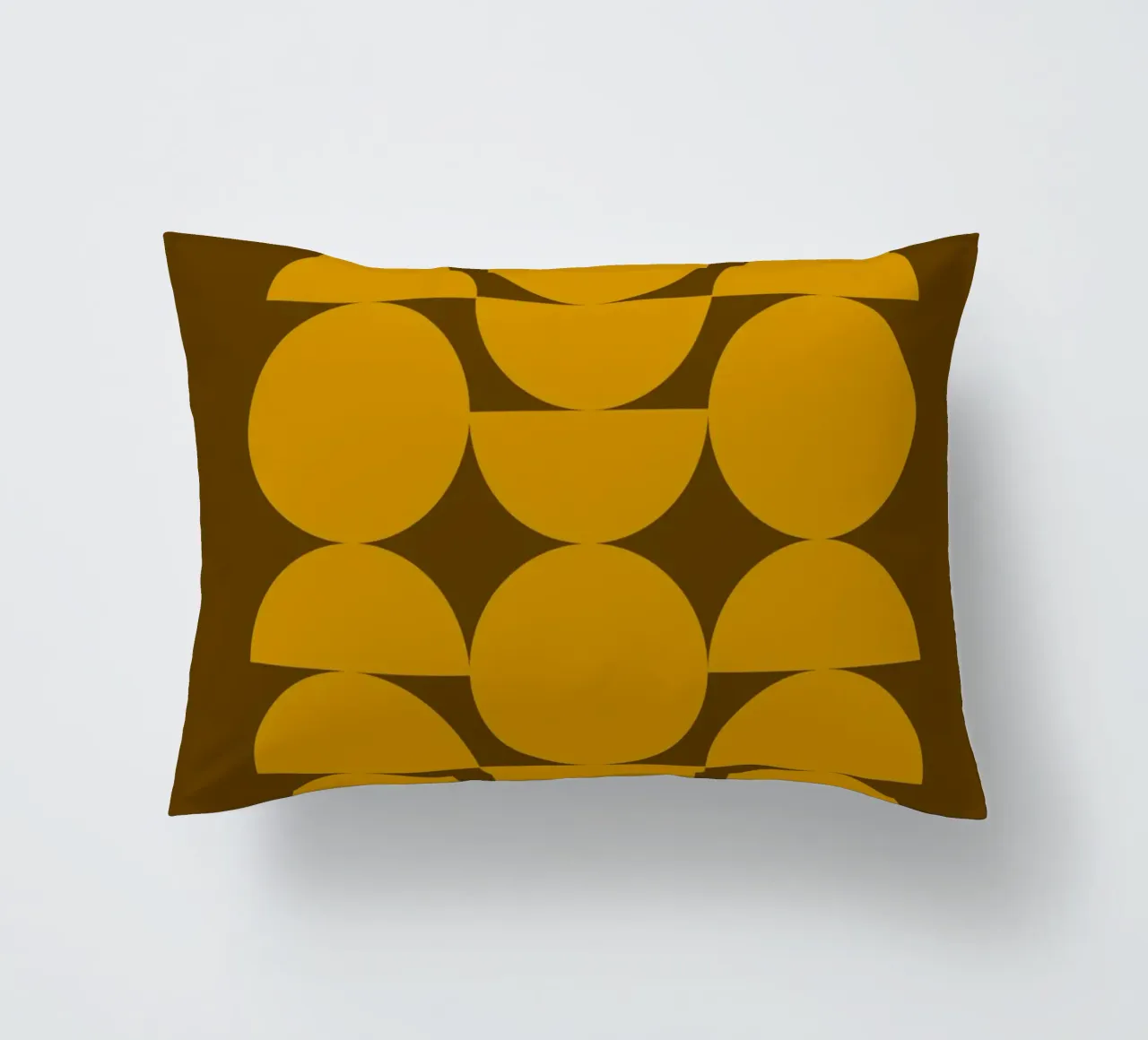 Bauhaus 1923 Mostra Modello Geometrico Oro cuscino da NorwesClub
