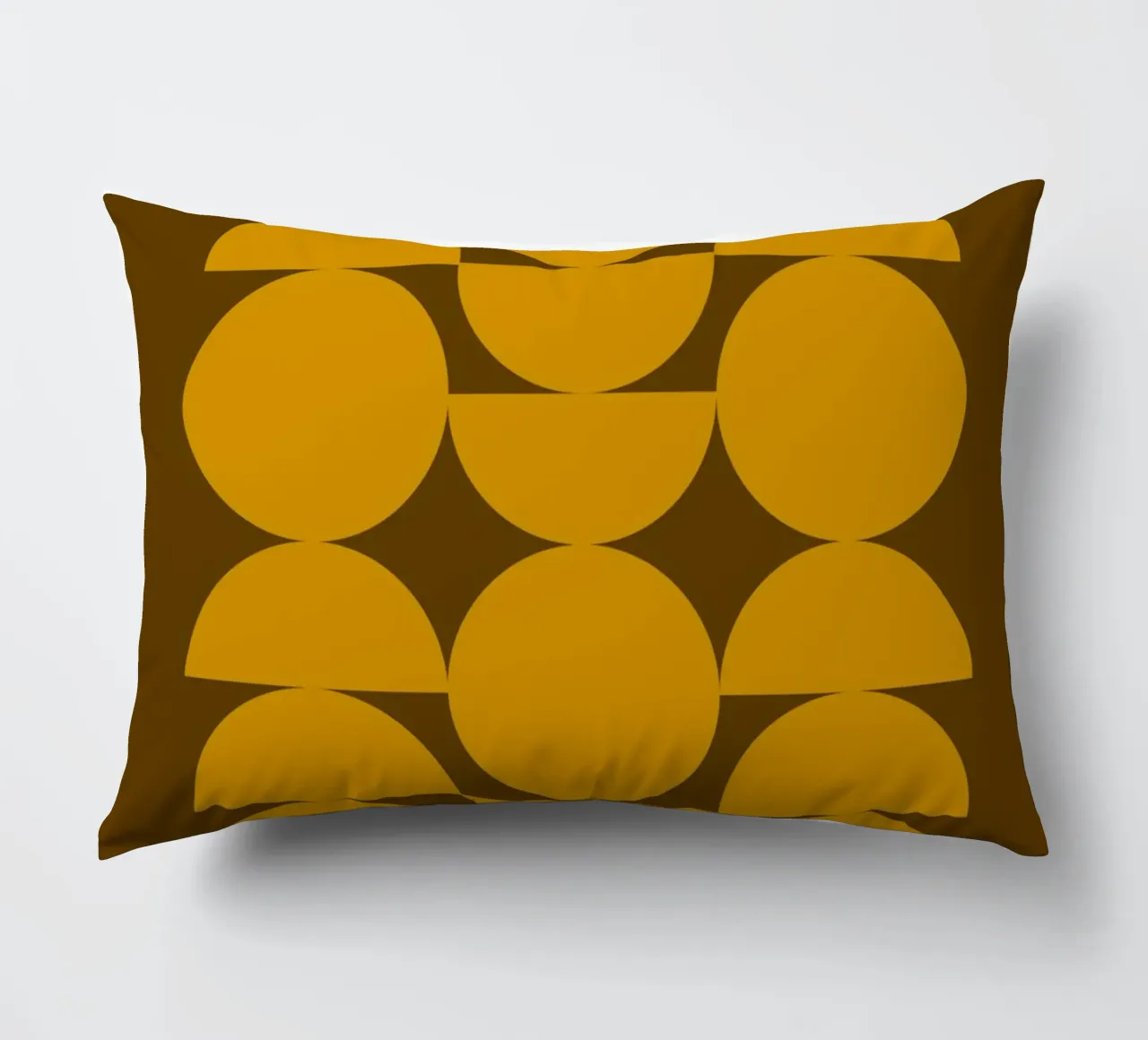 Bauhaus 1923 Mostra Modello Geometrico Oro cuscino da NorwesClub