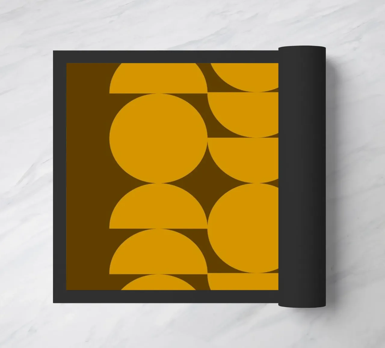 Bauhaus 1923 Mostra Modello Geometrico Oro zerbino da NorwesClub