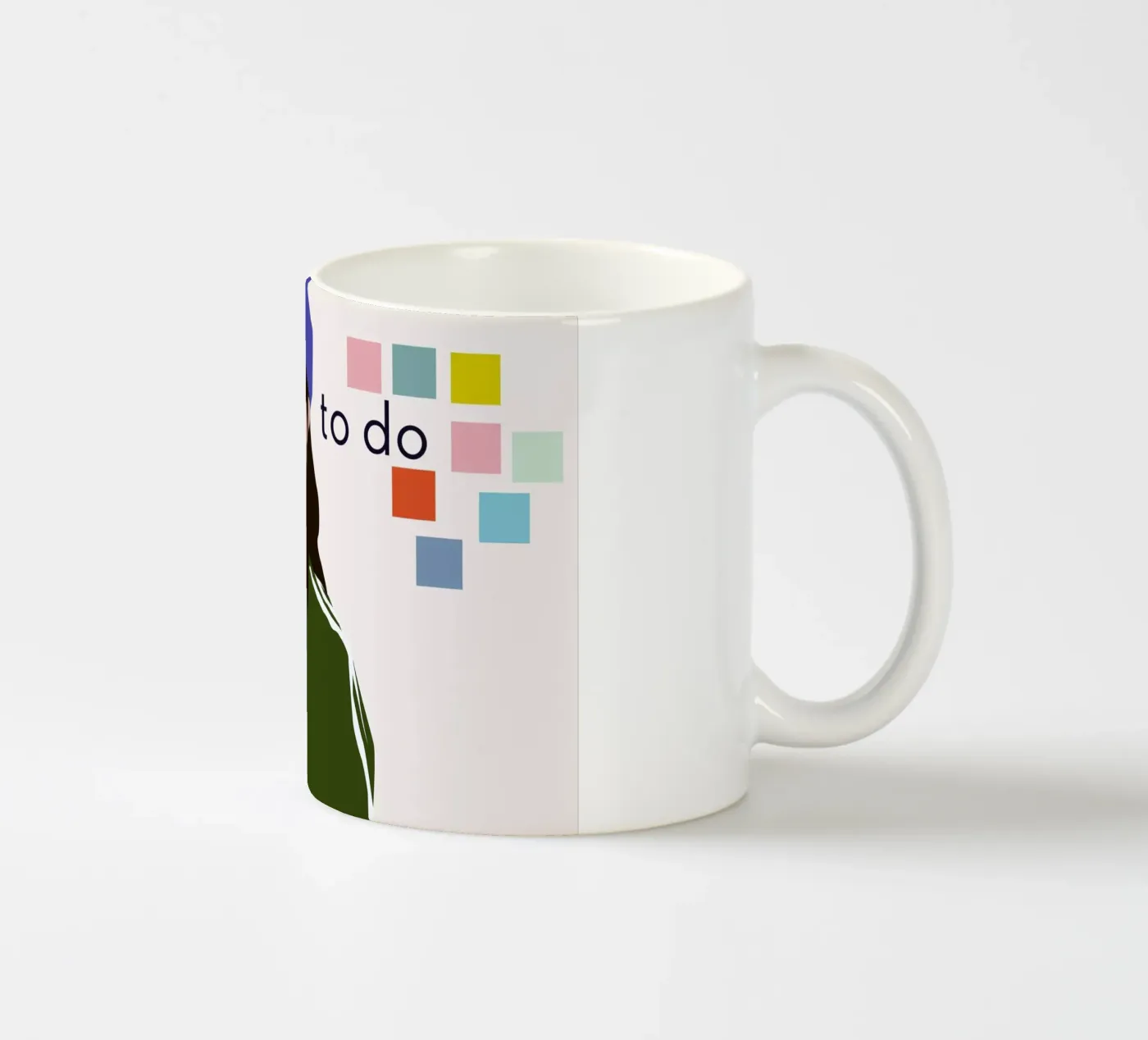 To Do ceramic mug by Helena Ravenne