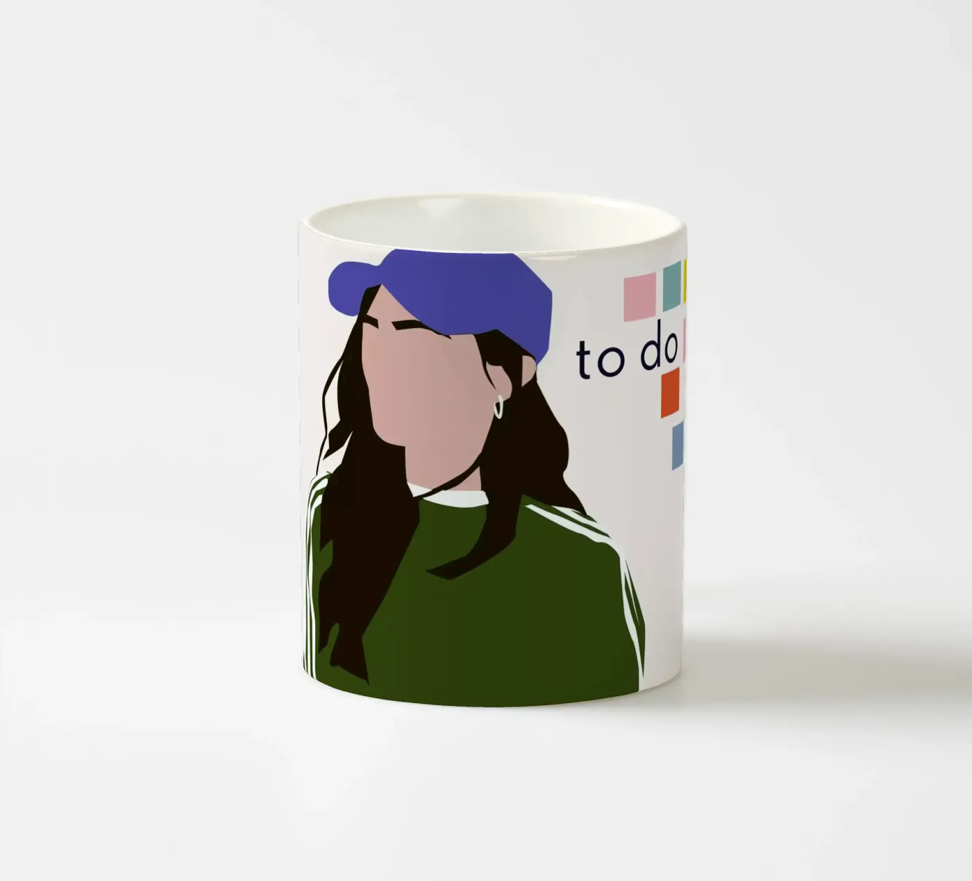 To Do ceramic mug by Helena Ravenne