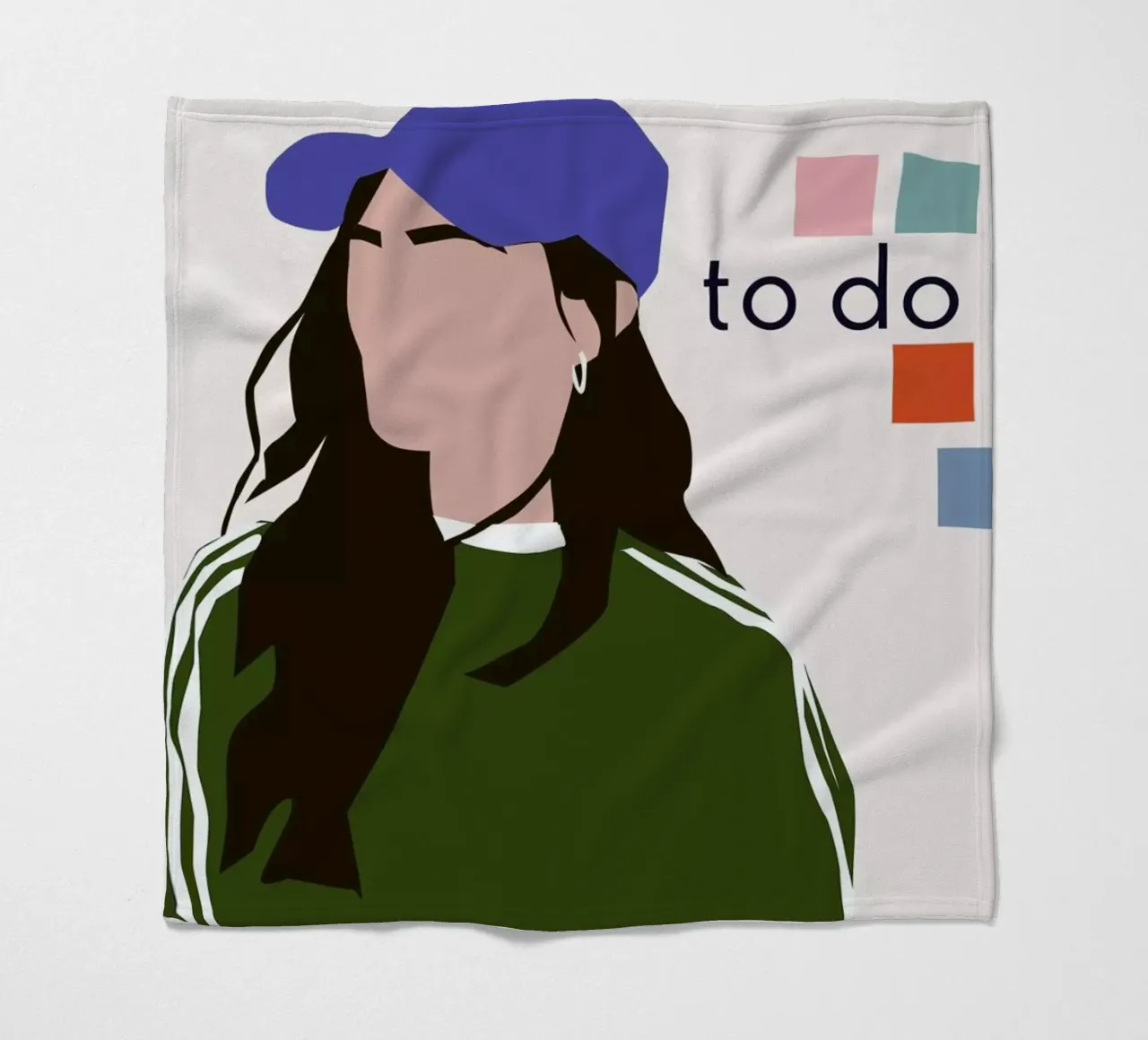 To Do Fleecedecke von Helena Ravenne