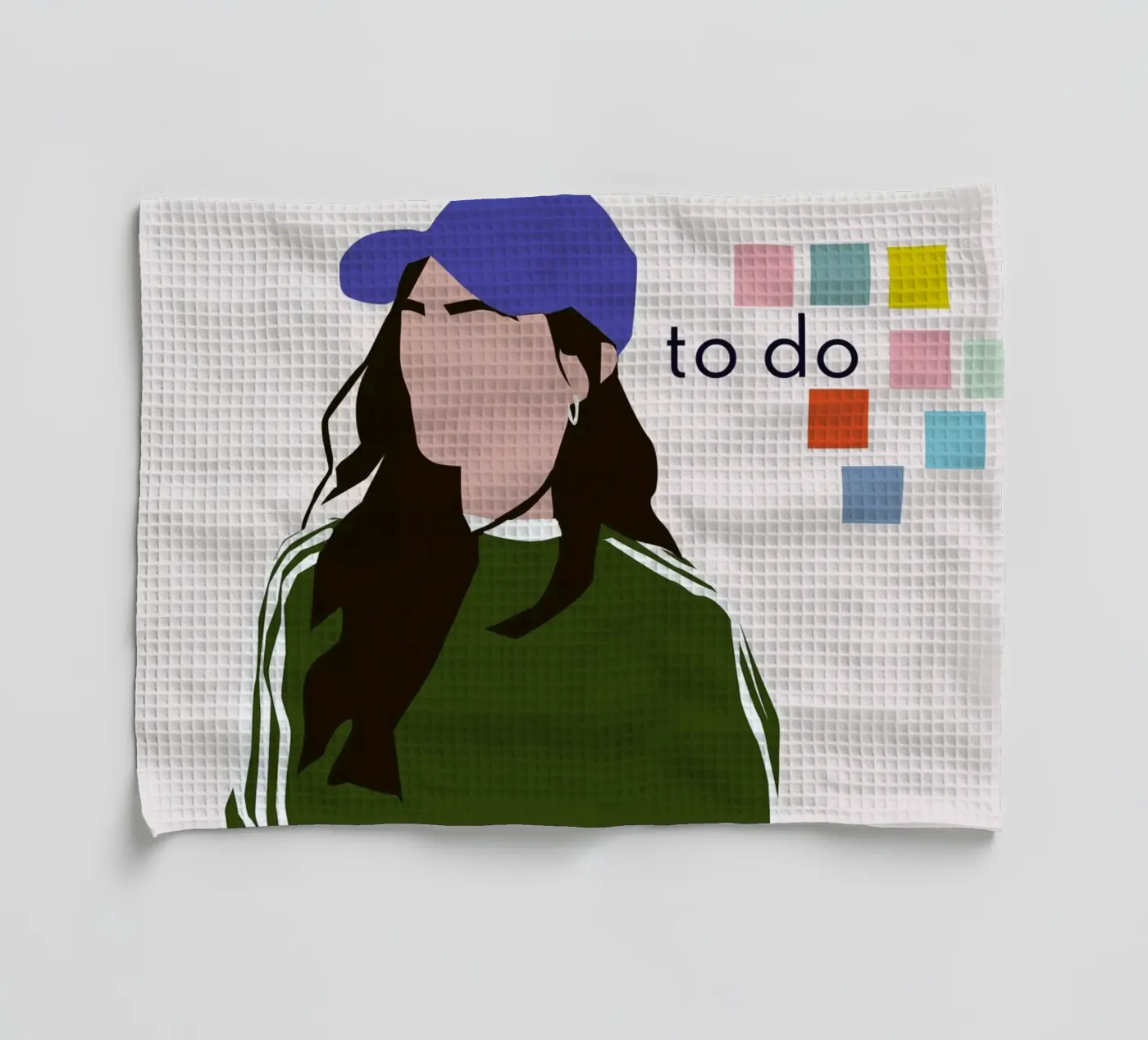 To Do tea towel by Helena Ravenne