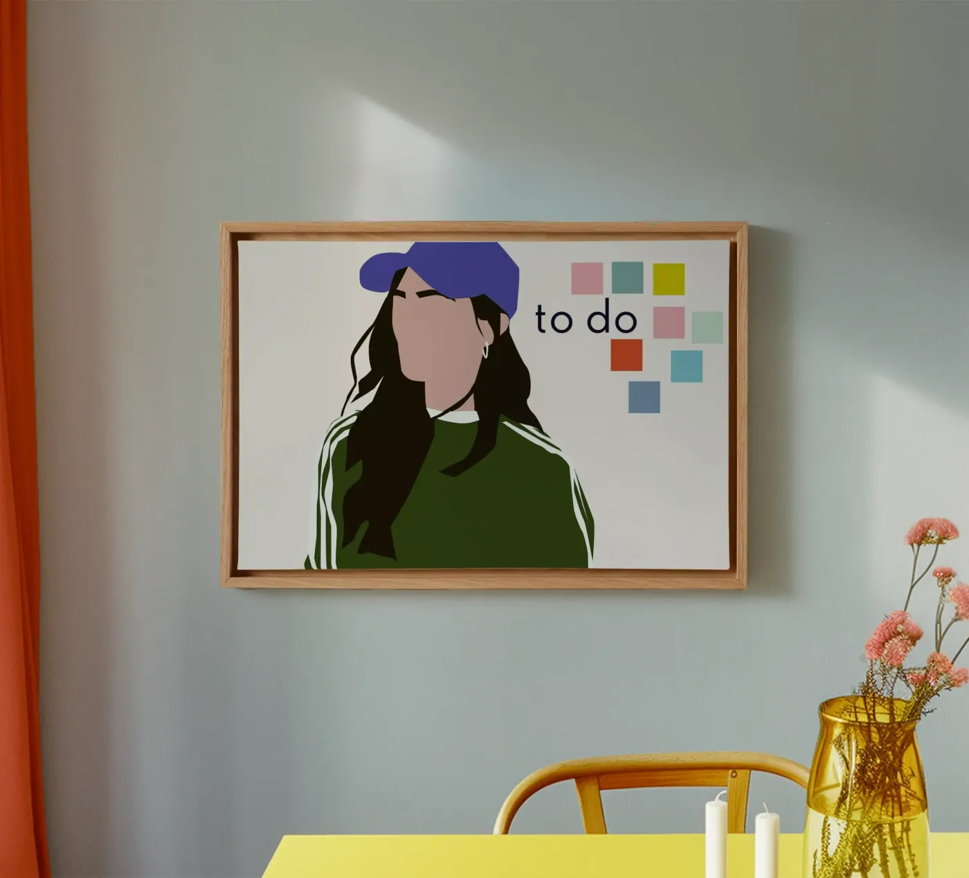 To Do canvas by Helena Ravenne