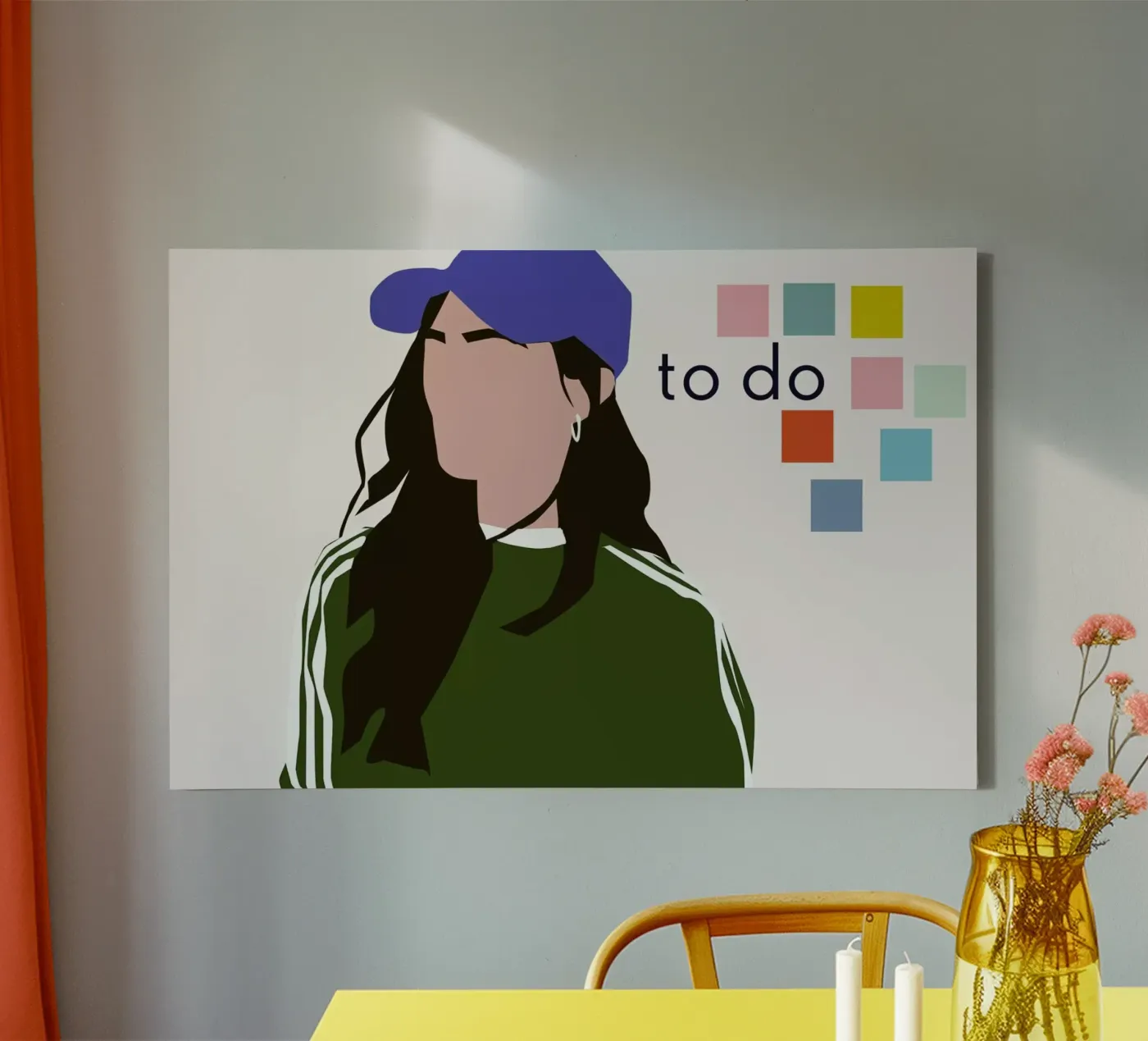 To Do canvas by Helena Ravenne