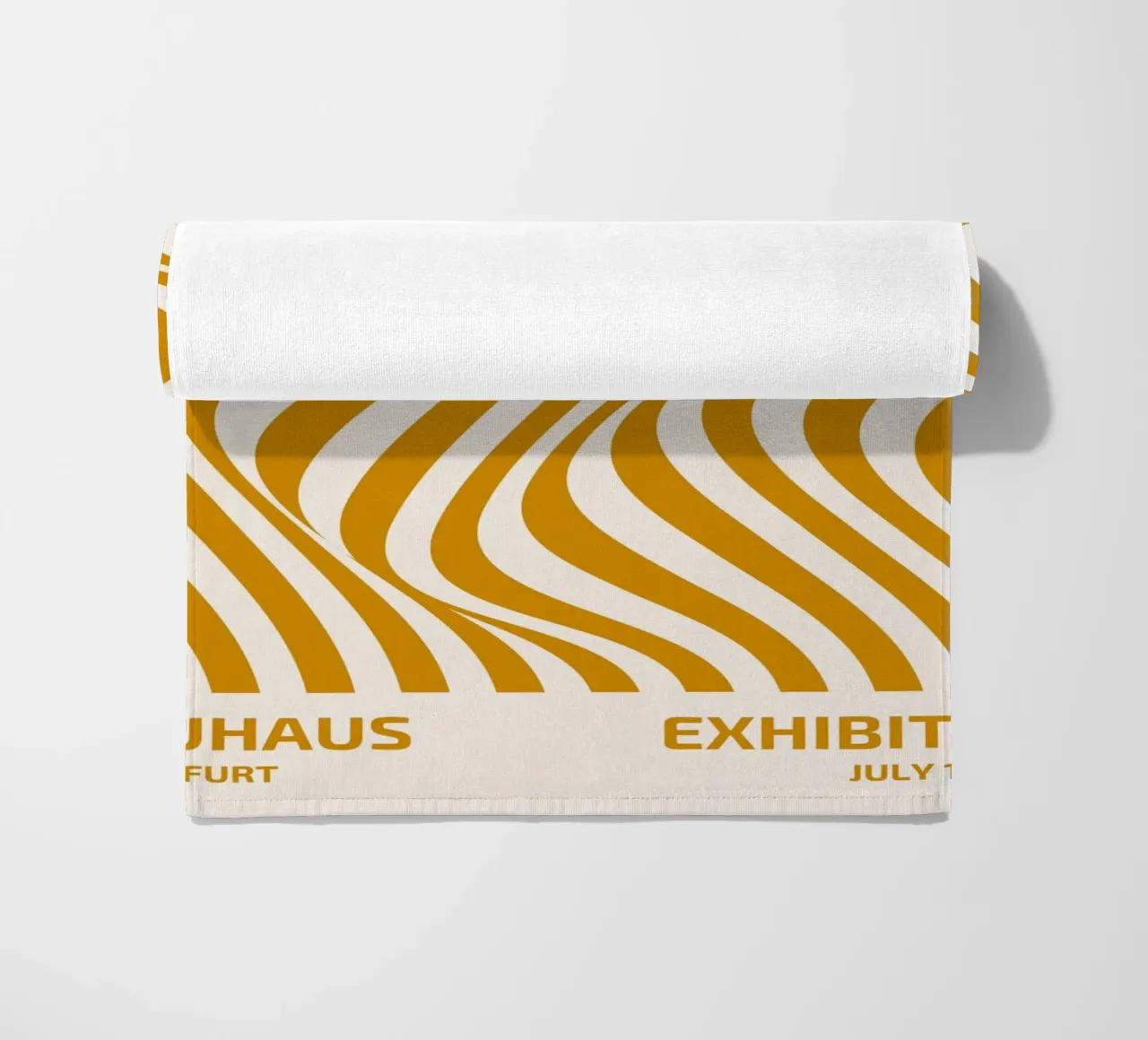 Bauhaus Francoforte 1923 Poster Op Art a strisce telo mare da NorwesClub