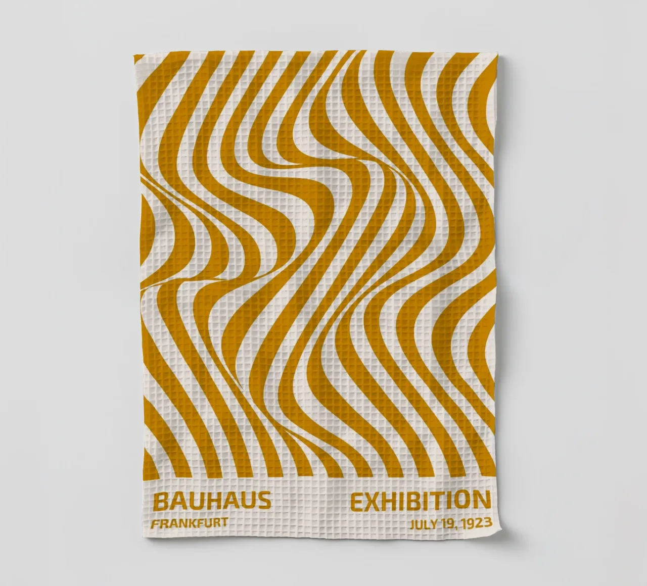 Bauhaus Francoforte 1923 Poster Op Art a strisce canovaccio da cucina da NorwesClub