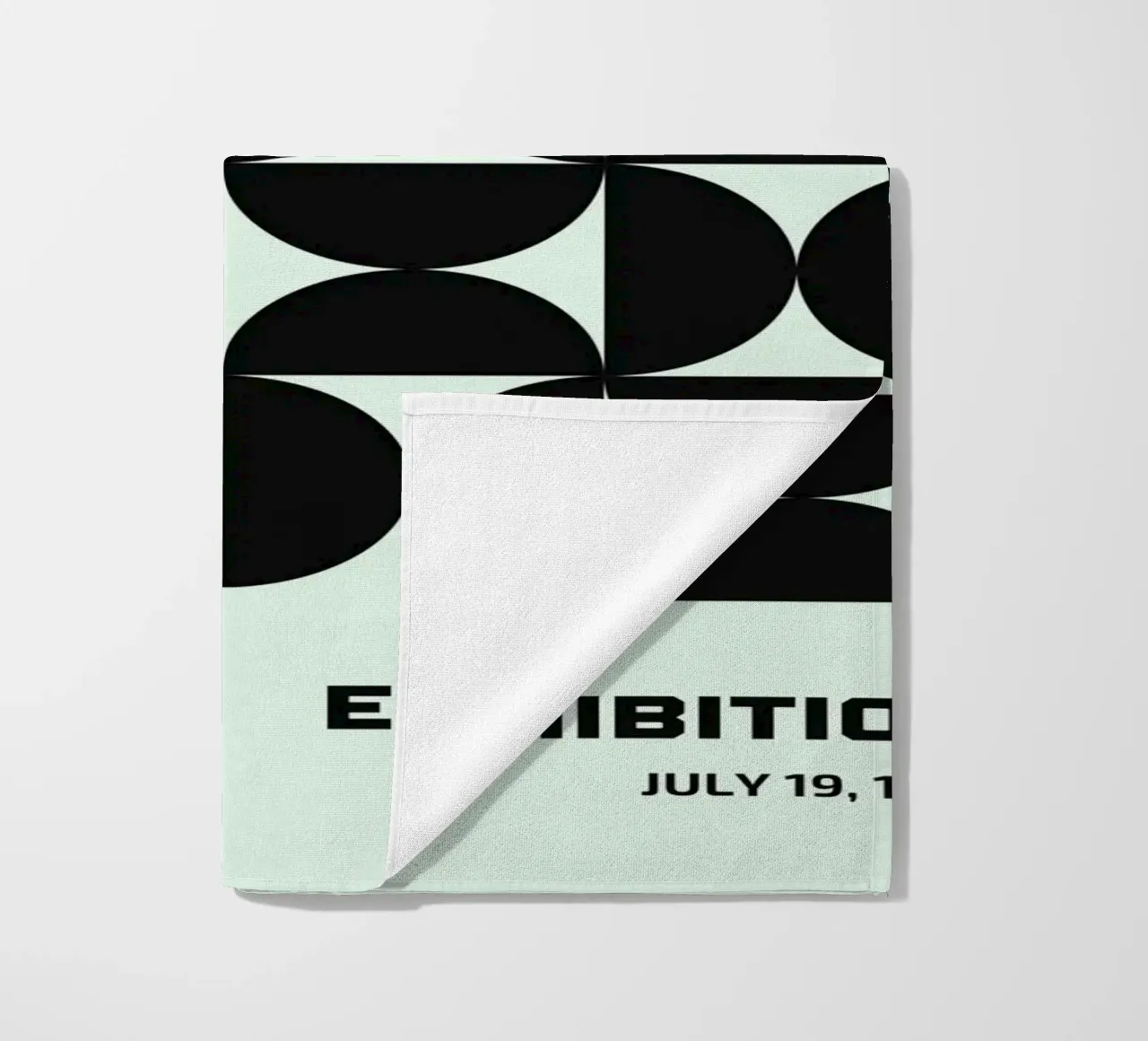 Bauhaus Francoforte 1923 Modello geometrico B&N telo mare da NorwesClub