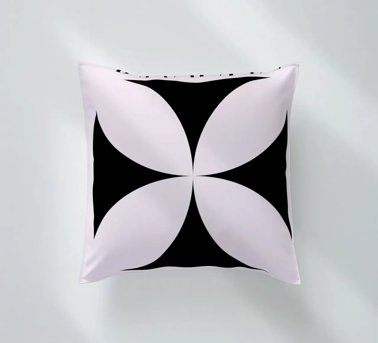 Bauhaus 1919 Mostra Forma geometrica nera cuscino da NorwesClub
