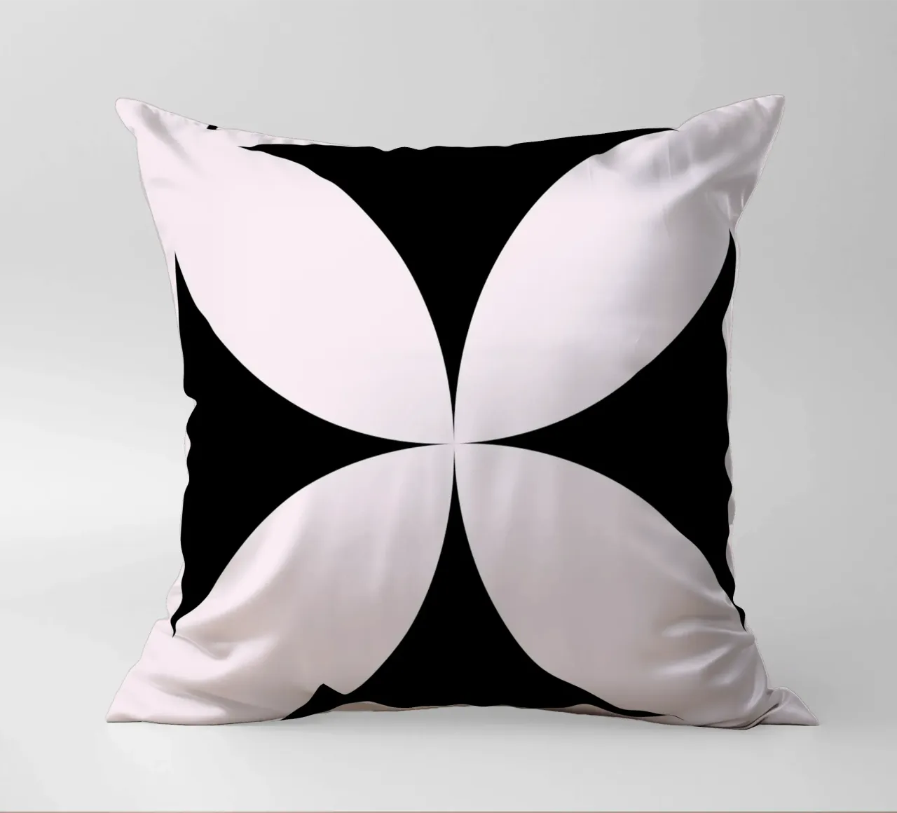 Bauhaus 1919 Mostra Forma geometrica nera cuscino da NorwesClub