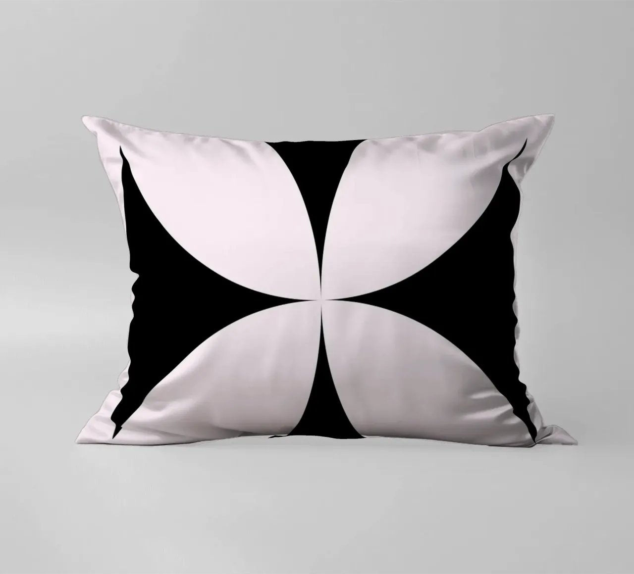 Bauhaus 1919 Mostra Forma geometrica nera cuscino da NorwesClub