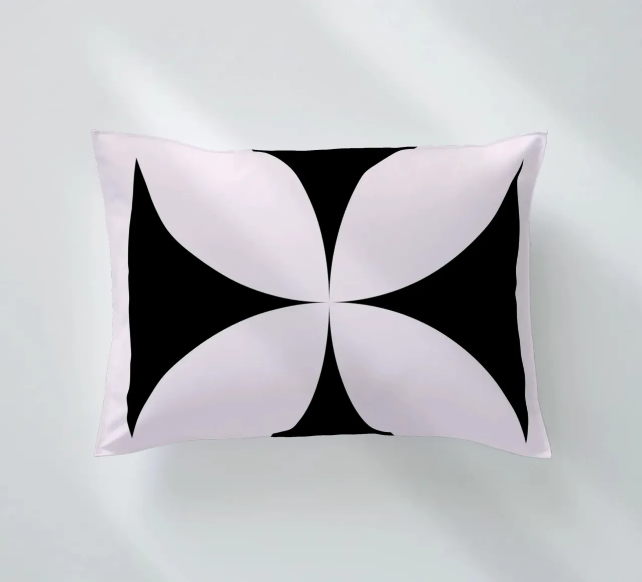 Bauhaus 1919 Mostra Forma geometrica nera cuscino da NorwesClub