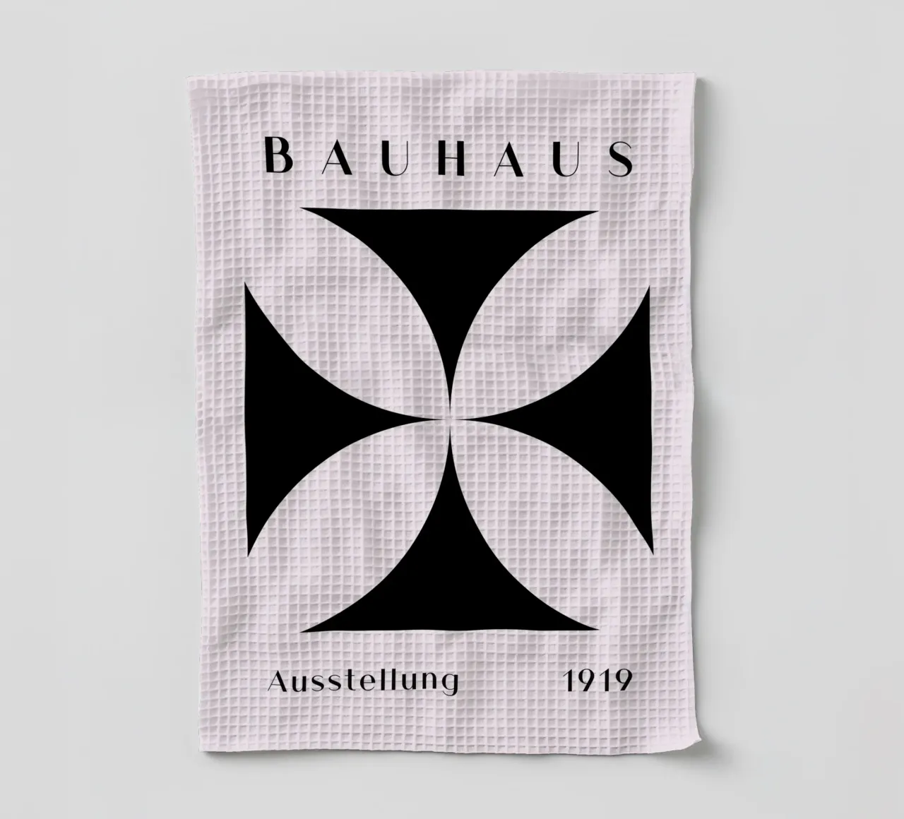 Bauhaus 1919 Mostra Forma geometrica nera canovaccio da cucina da NorwesClub